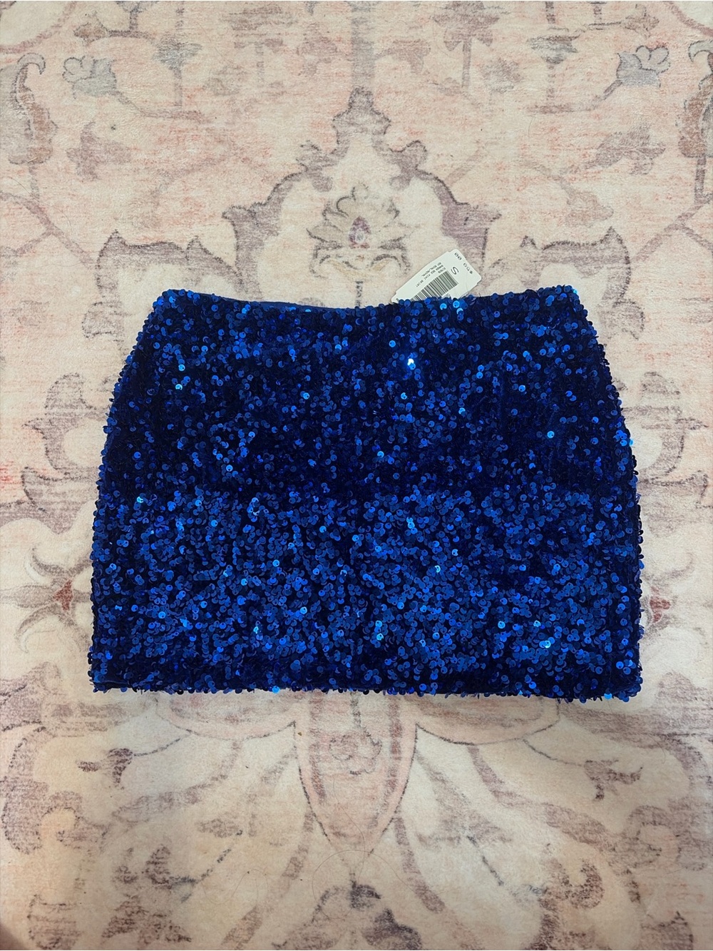 NEW BetterBe Blue Sequin Mini Skirt - Sparkling Party Style
